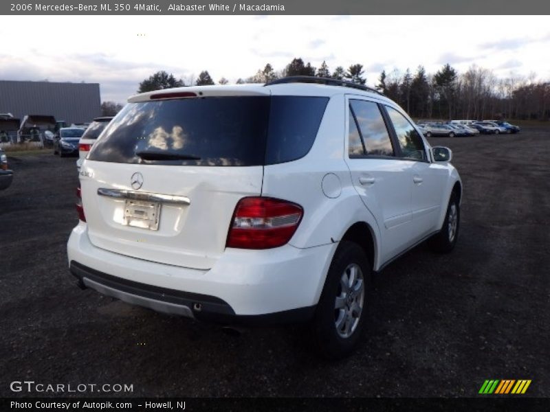 Alabaster White / Macadamia 2006 Mercedes-Benz ML 350 4Matic