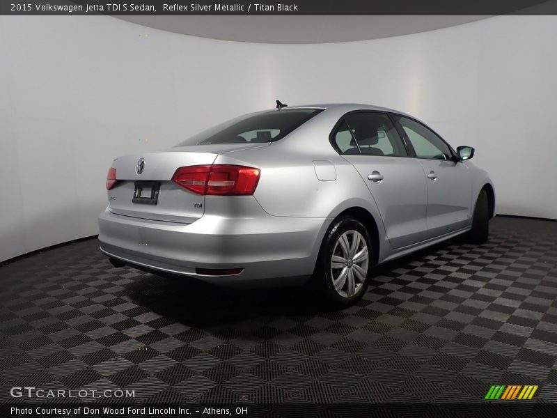 Reflex Silver Metallic / Titan Black 2015 Volkswagen Jetta TDI S Sedan