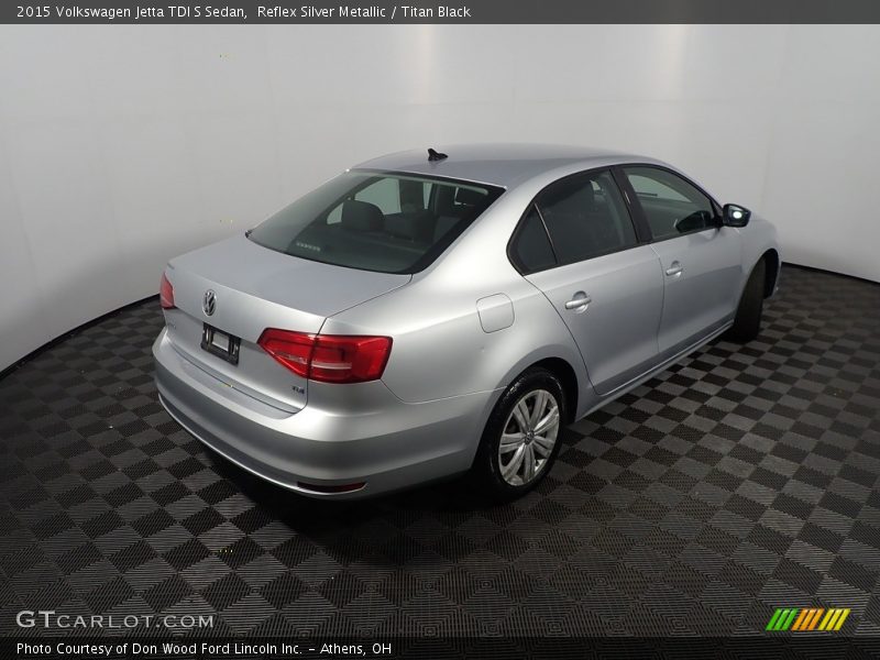 Reflex Silver Metallic / Titan Black 2015 Volkswagen Jetta TDI S Sedan