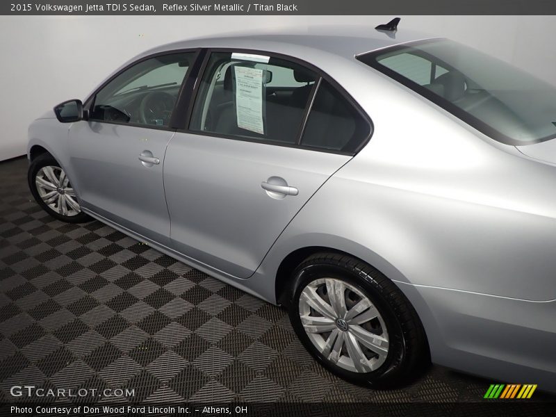 Reflex Silver Metallic / Titan Black 2015 Volkswagen Jetta TDI S Sedan