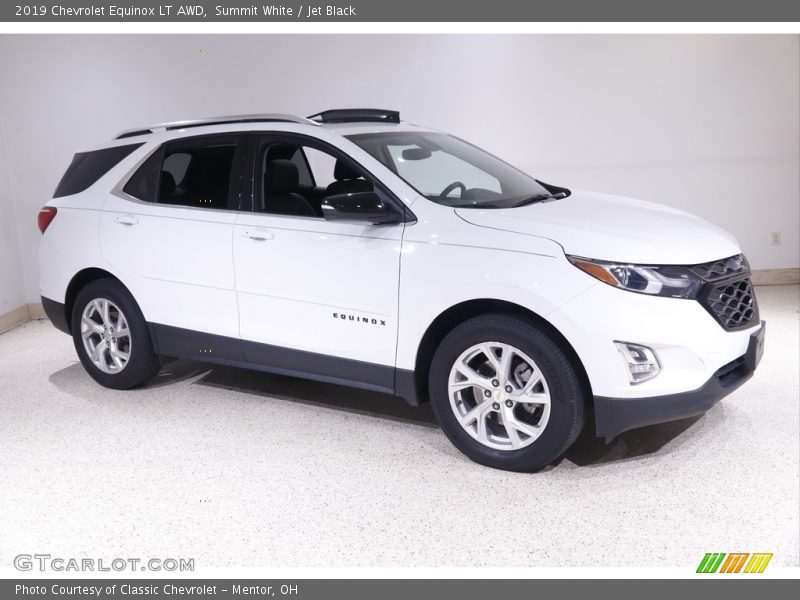 Summit White / Jet Black 2019 Chevrolet Equinox LT AWD