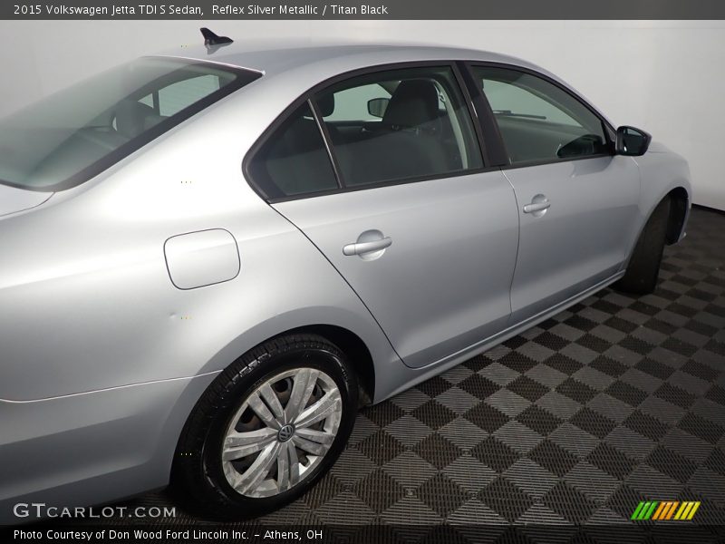 Reflex Silver Metallic / Titan Black 2015 Volkswagen Jetta TDI S Sedan