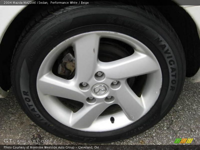 Performance White / Beige 2004 Mazda MAZDA6 i Sedan