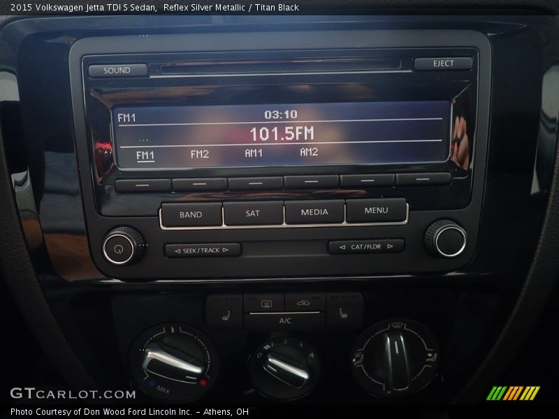 Audio System of 2015 Jetta TDI S Sedan