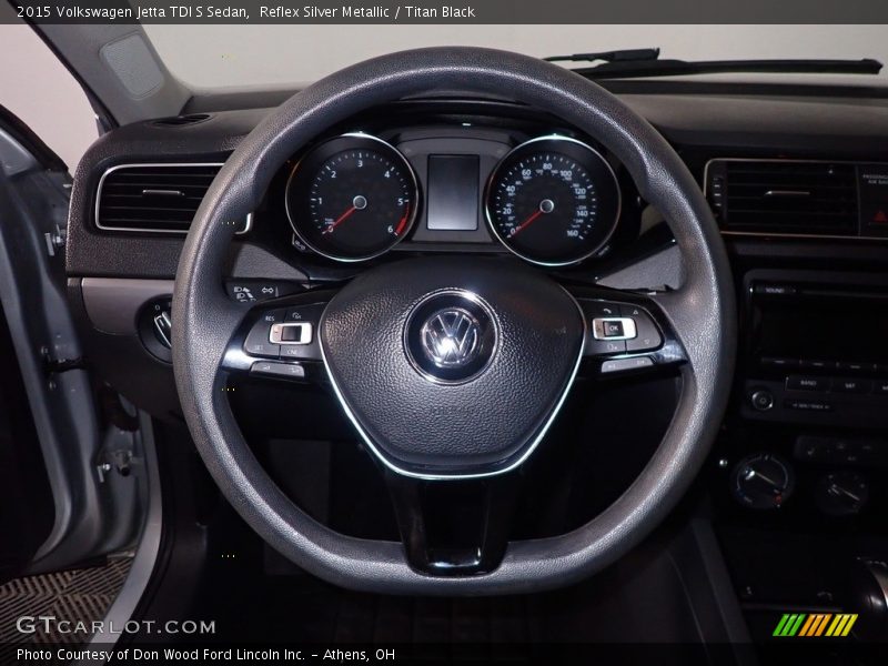  2015 Jetta TDI S Sedan Steering Wheel
