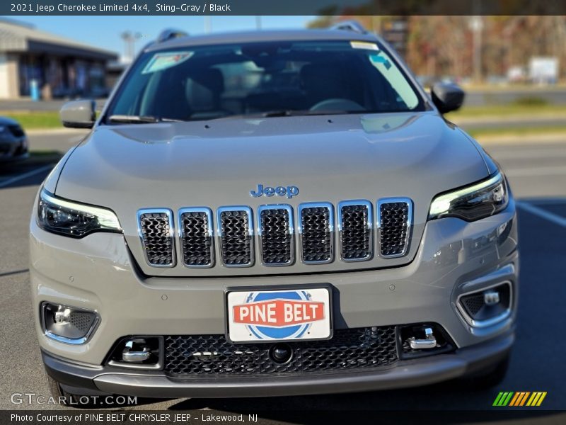 Sting-Gray / Black 2021 Jeep Cherokee Limited 4x4