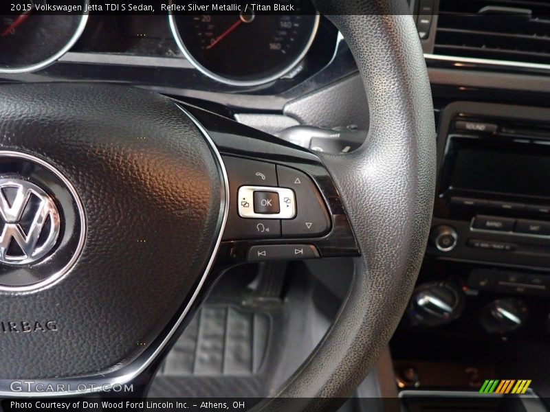  2015 Jetta TDI S Sedan Steering Wheel