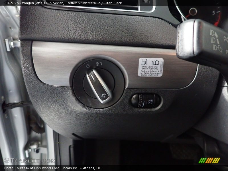 Controls of 2015 Jetta TDI S Sedan