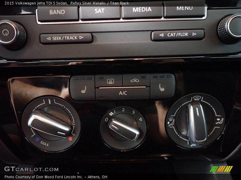 Controls of 2015 Jetta TDI S Sedan