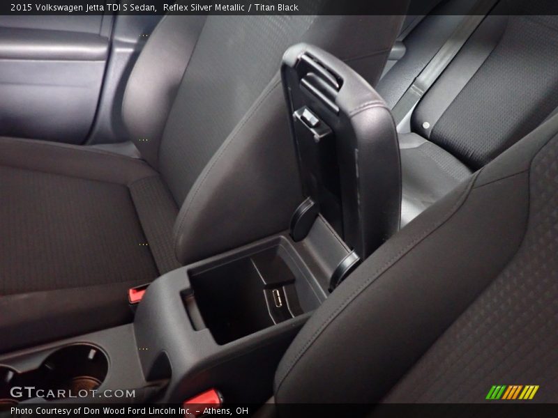 Reflex Silver Metallic / Titan Black 2015 Volkswagen Jetta TDI S Sedan