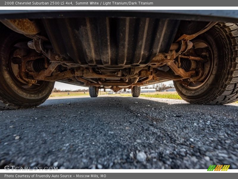Summit White / Light Titanium/Dark Titanium 2008 Chevrolet Suburban 2500 LS 4x4