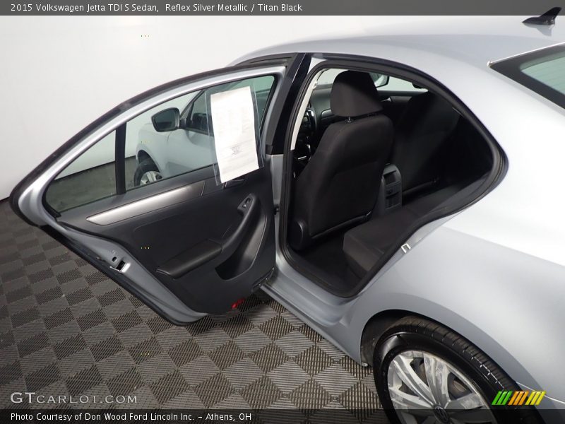 Reflex Silver Metallic / Titan Black 2015 Volkswagen Jetta TDI S Sedan