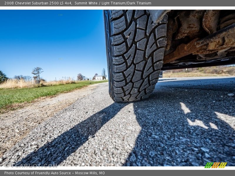 Summit White / Light Titanium/Dark Titanium 2008 Chevrolet Suburban 2500 LS 4x4