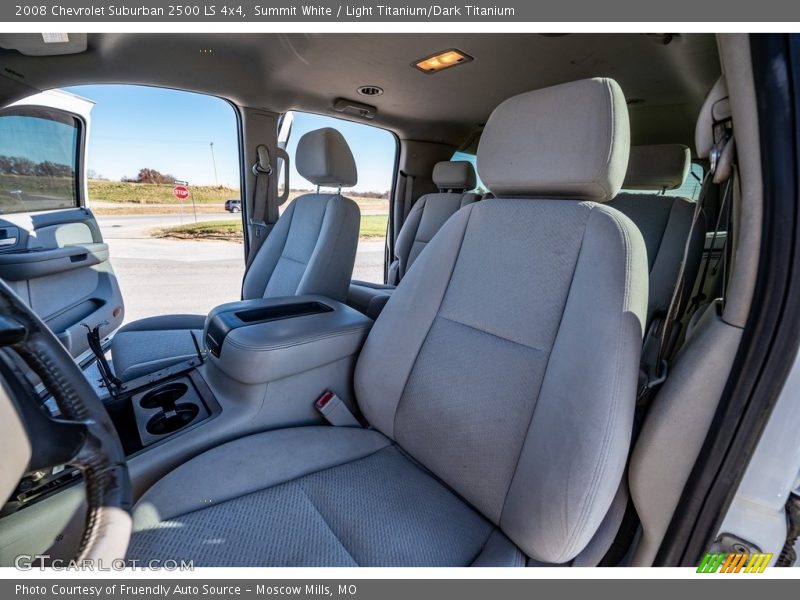 Summit White / Light Titanium/Dark Titanium 2008 Chevrolet Suburban 2500 LS 4x4