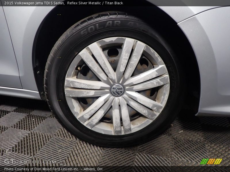 Reflex Silver Metallic / Titan Black 2015 Volkswagen Jetta TDI S Sedan