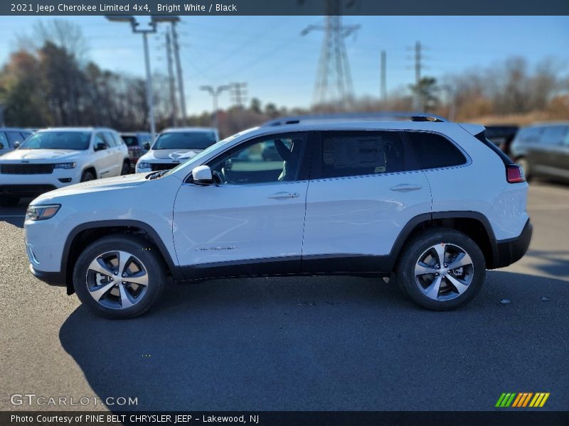 Bright White / Black 2021 Jeep Cherokee Limited 4x4