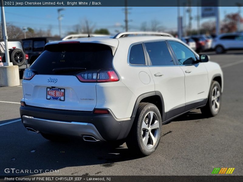 Bright White / Black 2021 Jeep Cherokee Limited 4x4