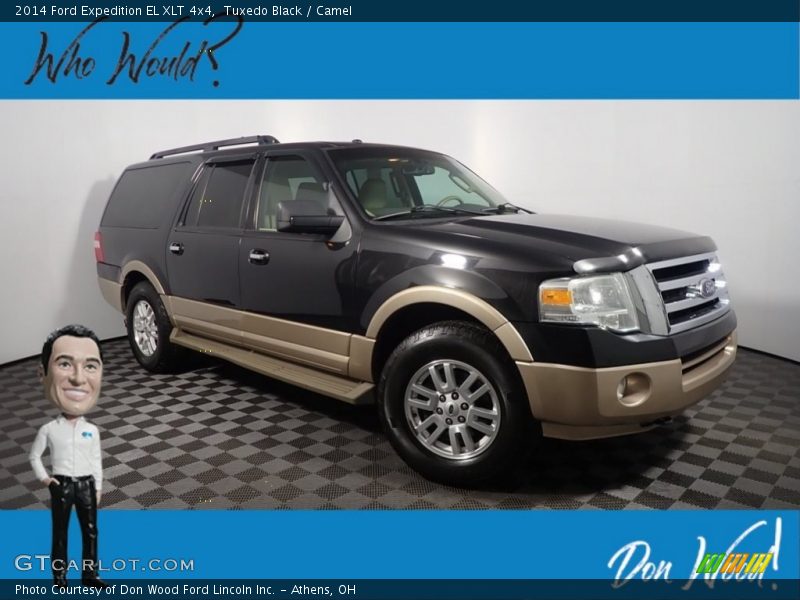 Tuxedo Black / Camel 2014 Ford Expedition EL XLT 4x4