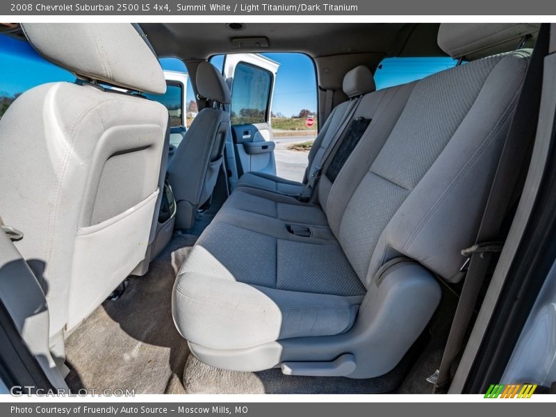 Summit White / Light Titanium/Dark Titanium 2008 Chevrolet Suburban 2500 LS 4x4