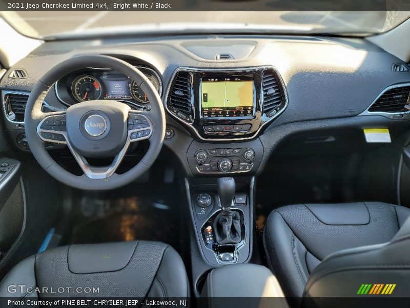 Bright White / Black 2021 Jeep Cherokee Limited 4x4
