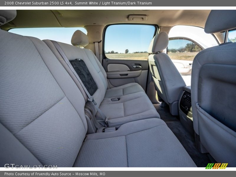 Summit White / Light Titanium/Dark Titanium 2008 Chevrolet Suburban 2500 LS 4x4