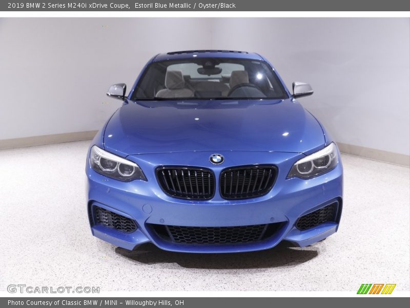 Estoril Blue Metallic / Oyster/Black 2019 BMW 2 Series M240i xDrive Coupe