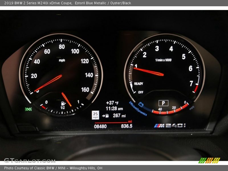  2019 2 Series M240i xDrive Coupe M240i xDrive Coupe Gauges