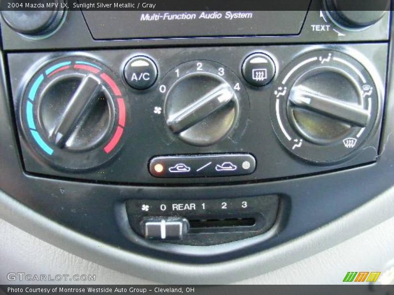 Sunlight Silver Metallic / Gray 2004 Mazda MPV LX