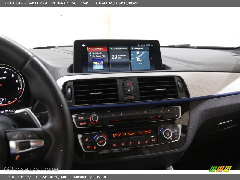 Estoril Blue Metallic / Oyster/Black 2019 BMW 2 Series M240i xDrive Coupe