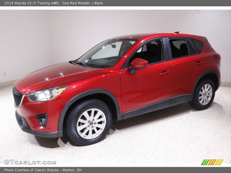 Soul Red Metallic / Black 2014 Mazda CX-5 Touring AWD