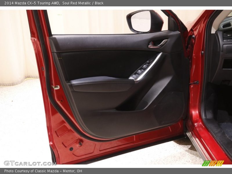 Soul Red Metallic / Black 2014 Mazda CX-5 Touring AWD