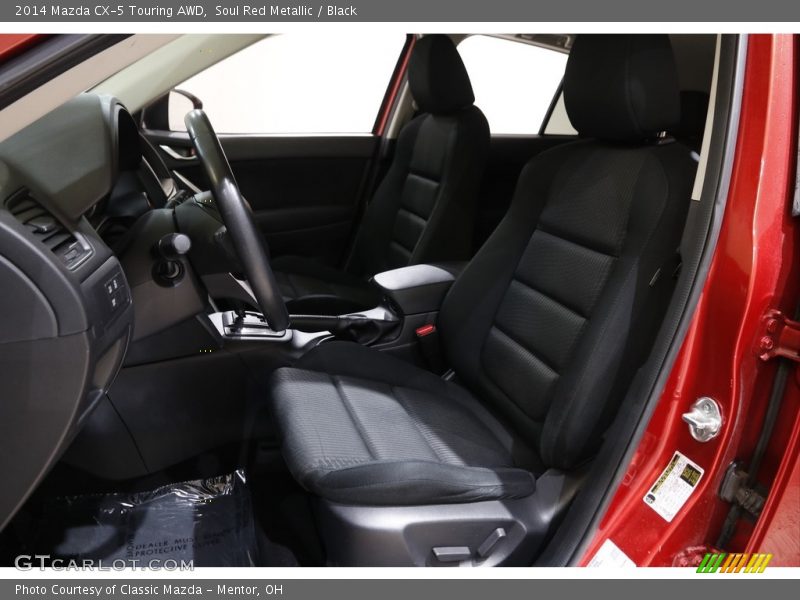 Soul Red Metallic / Black 2014 Mazda CX-5 Touring AWD