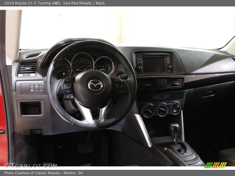 Soul Red Metallic / Black 2014 Mazda CX-5 Touring AWD
