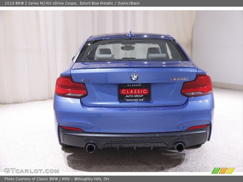 Estoril Blue Metallic / Oyster/Black 2019 BMW 2 Series M240i xDrive Coupe