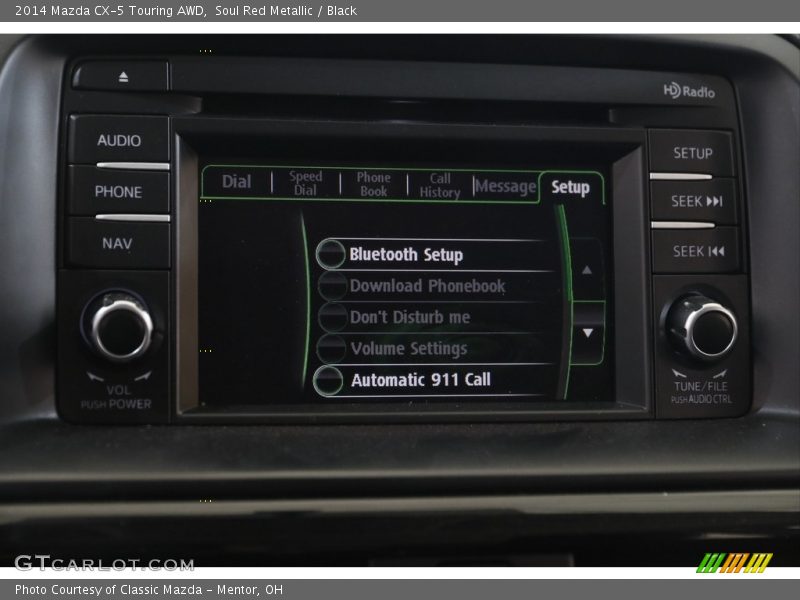 Soul Red Metallic / Black 2014 Mazda CX-5 Touring AWD