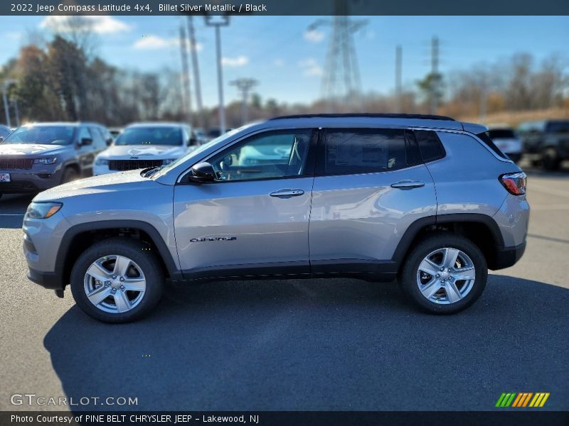 Billet Silver Metallic / Black 2022 Jeep Compass Latitude 4x4