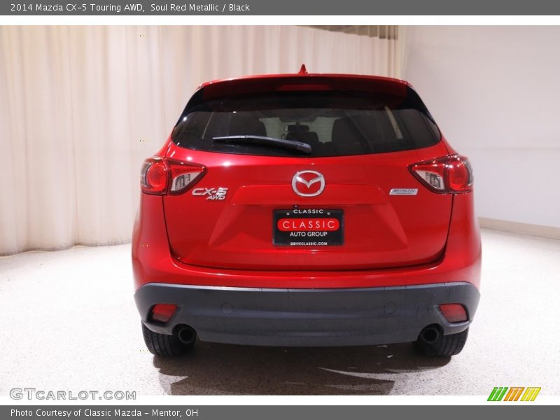 Soul Red Metallic / Black 2014 Mazda CX-5 Touring AWD