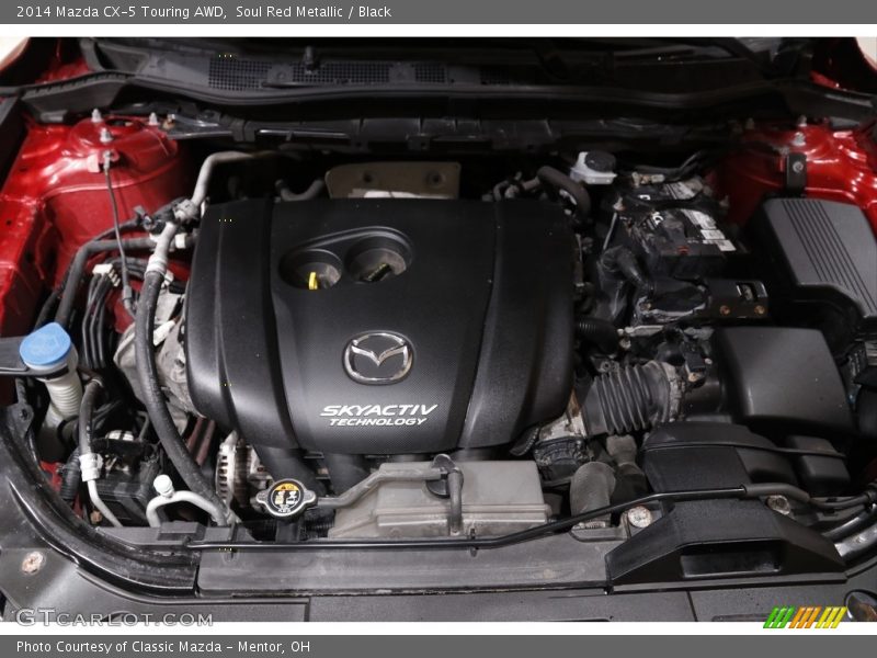 Soul Red Metallic / Black 2014 Mazda CX-5 Touring AWD