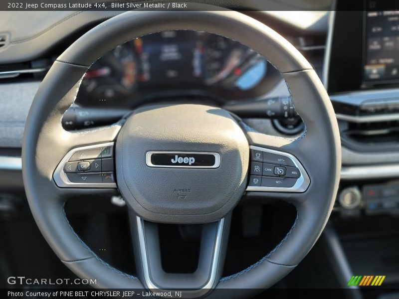 Billet Silver Metallic / Black 2022 Jeep Compass Latitude 4x4