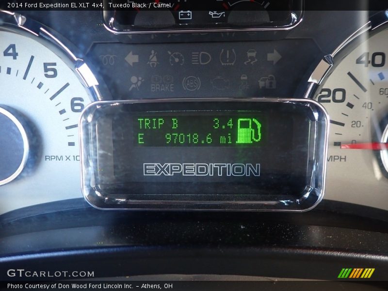 Tuxedo Black / Camel 2014 Ford Expedition EL XLT 4x4