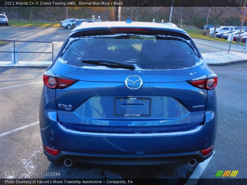 Eternal Blue Mica / Black 2021 Mazda CX-5 Grand Touring AWD