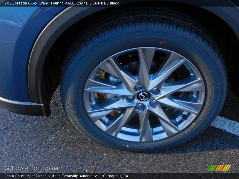 Eternal Blue Mica / Black 2021 Mazda CX-5 Grand Touring AWD