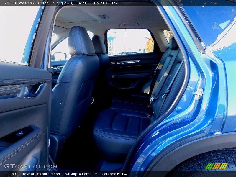 Eternal Blue Mica / Black 2021 Mazda CX-5 Grand Touring AWD