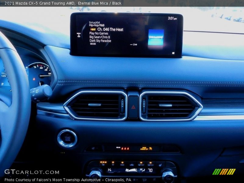 Eternal Blue Mica / Black 2021 Mazda CX-5 Grand Touring AWD