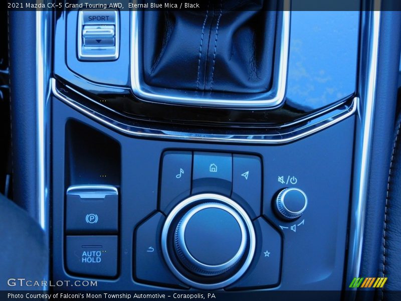 Eternal Blue Mica / Black 2021 Mazda CX-5 Grand Touring AWD