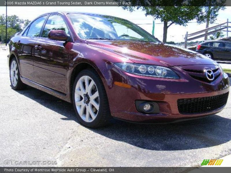 Dark Cherry Metallic / Black 2006 Mazda MAZDA6 s Grand Touring Sedan