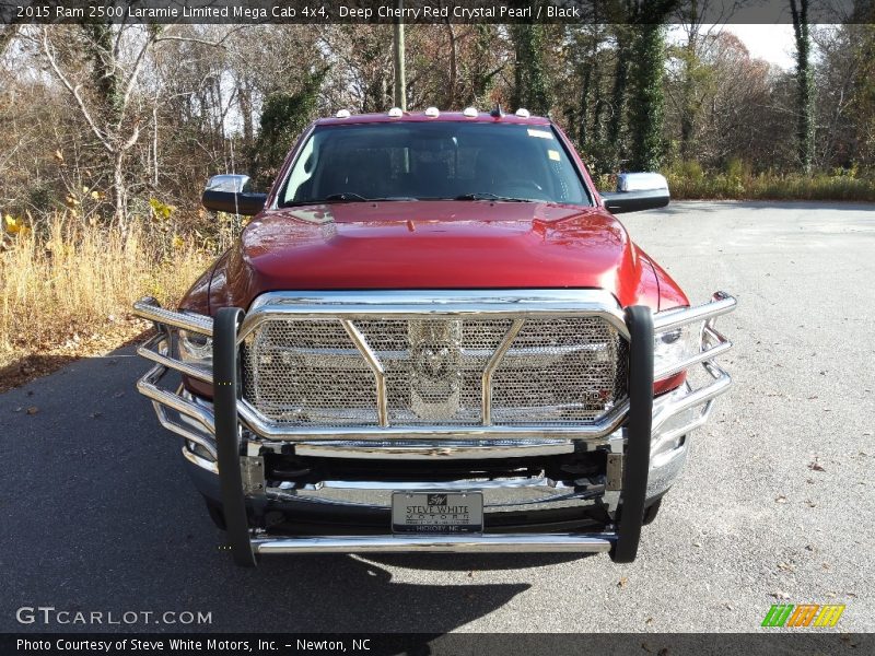 Deep Cherry Red Crystal Pearl / Black 2015 Ram 2500 Laramie Limited Mega Cab 4x4