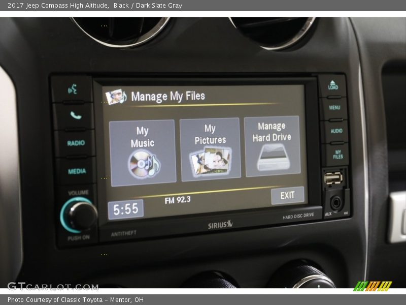 Black / Dark Slate Gray 2017 Jeep Compass High Altitude