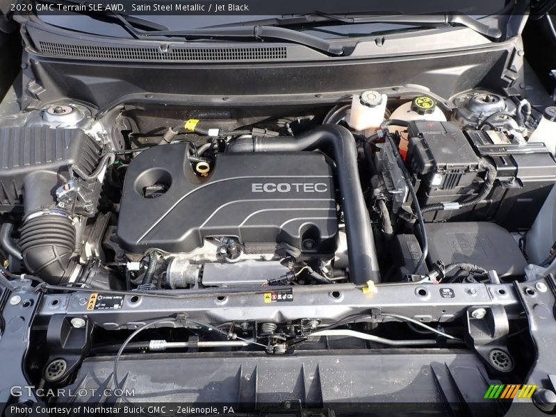 Satin Steel Metallic / Jet Black 2020 GMC Terrain SLE AWD