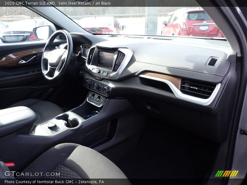 Satin Steel Metallic / Jet Black 2020 GMC Terrain SLE AWD